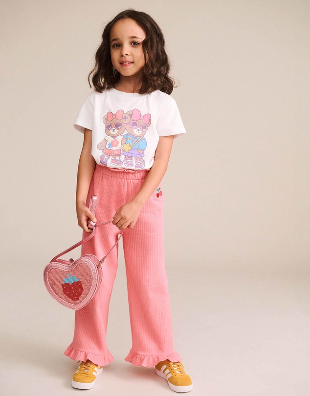 Huxbaby - Strawberry Sequin Heart Bag