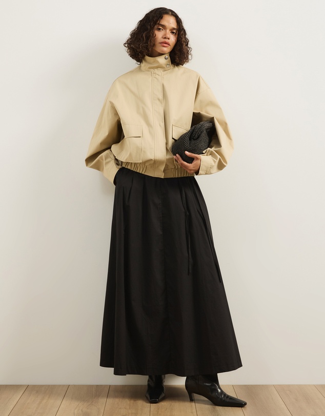 Atmos&Here - Tova Belt Detail Maxi Skirt