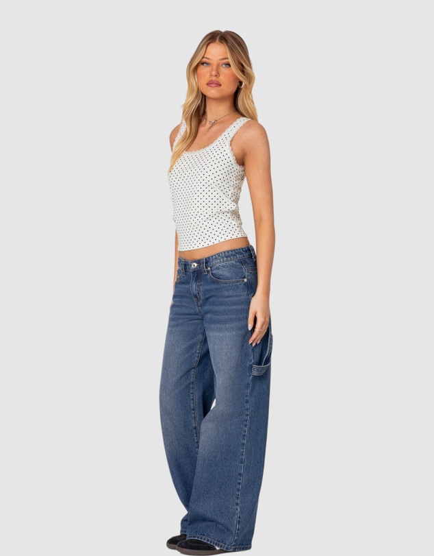 EDIKTED - Lover Girl Printed Tank Top