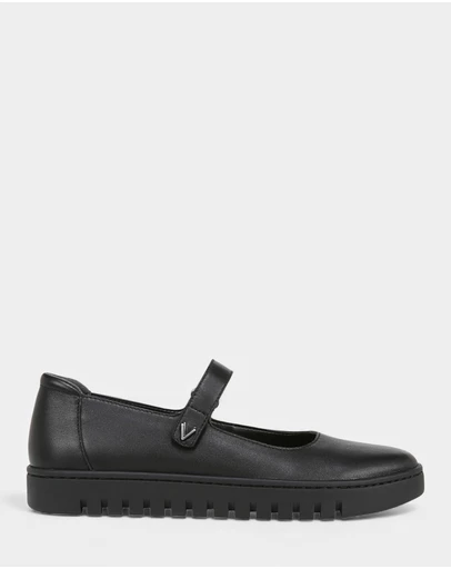 Vionic - Uptown Mary-Jane - Black Leather