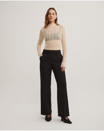 Witchery - Textured Long Sleeve Top