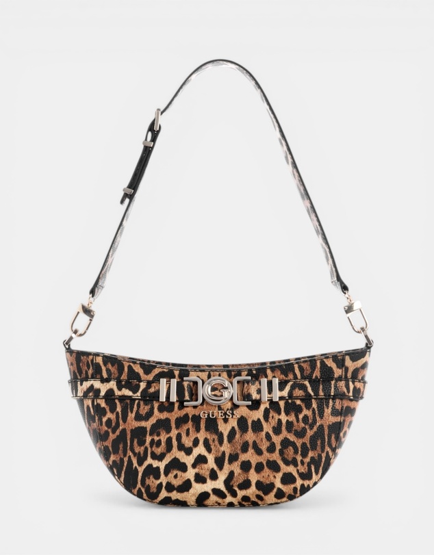 GUESS - Leopard Print Cirene Shoulder Bag