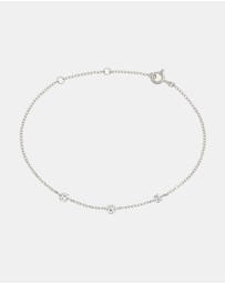 SAINT VALENTINE - Floating Stone Bracelet - Silver