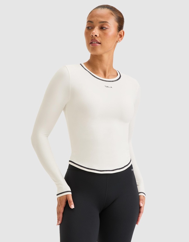TALA - UltraLite Contrast Stitch Long Sleeve Active Top