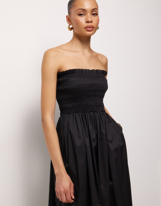 AERE - Aminta Strapless Midi Dress