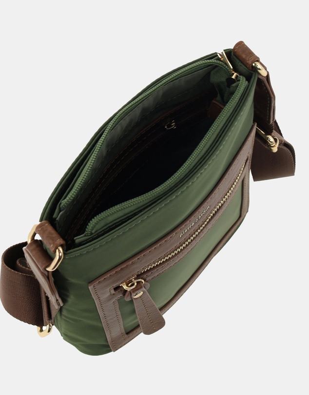 Pierre Cardin - Pierre Cardin RFID Lightweight Nylon Crossbody Bag
