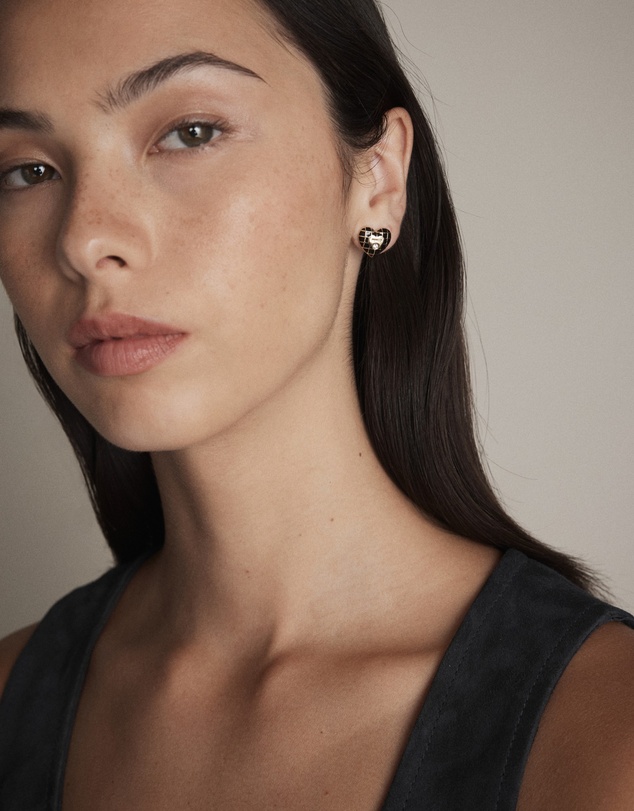 MIMCO - Dylan Heart Stud Earrings
