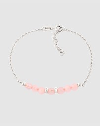 Elli Jewelry - Bracelet Quartz Beads 925 Sterling Silver