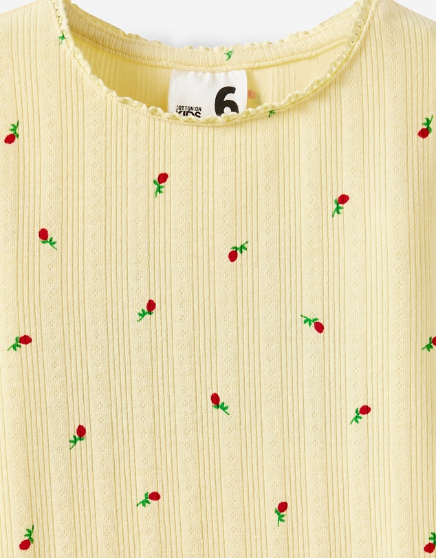 Cotton On Kids - Fitted Ls Essential Top