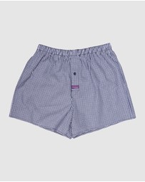 Mitch Dowd - Regular Check Yarn Dyed Boxer Shorts 3 Pack