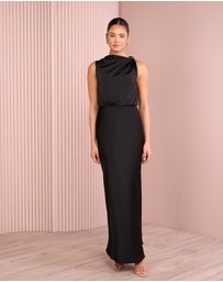 Azzurielle - Deedee Blouson Maxi Dress