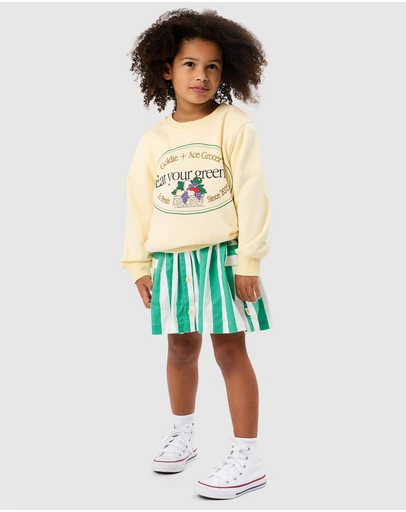 Goldie + Ace - Eat Your Greens Sweater - Babies-Kids