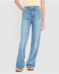 Good American - Soft Tech Good Legs Straight Jeans