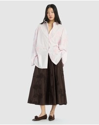 ROTATE - Flower Oversized Shirt