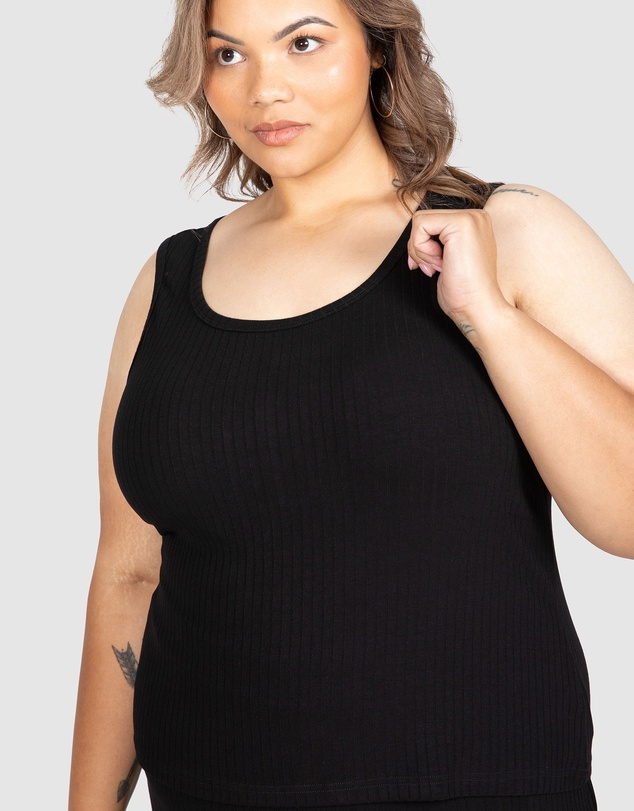 Love Your Wardrobe - Arial Rib Tank