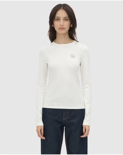 C&M CAMILLA AND MARC - Bonnie LS Fitted Graphic Tee
