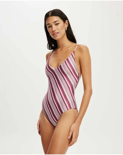 Cotton On Body - Thin Strap V Neck One Piece Full