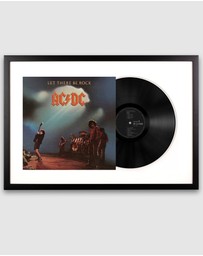iWorld - Framed AC/DC Let there Be Rock Vinyl Album Art