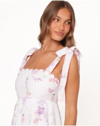 Petal & Pup - Aurelia Maxi Dress - Purple Floral