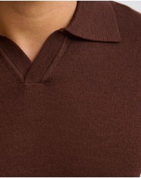 Oxford - Blair Polo Collar Merino Knit