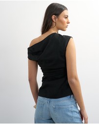 TOPSHOP - Casa Cinched Waist Top