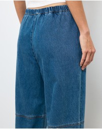 AERE - Kyra Denim Twill Pants