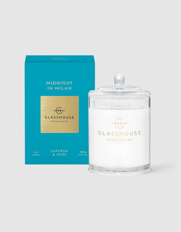 Glasshouse Fragrances - Midnight in Milan 380g Soy Candle