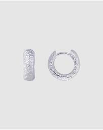 FAIRLEY - Antique Silver Huggies