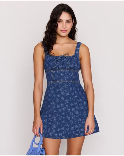 MINKPINK - Neve Denim Mini Dress