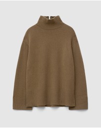 & Other Stories - Oversized Turtleneck Wool Jumper