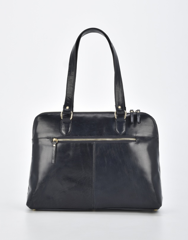 Cobb & Co - Fawkner Structured Leather Business Bag