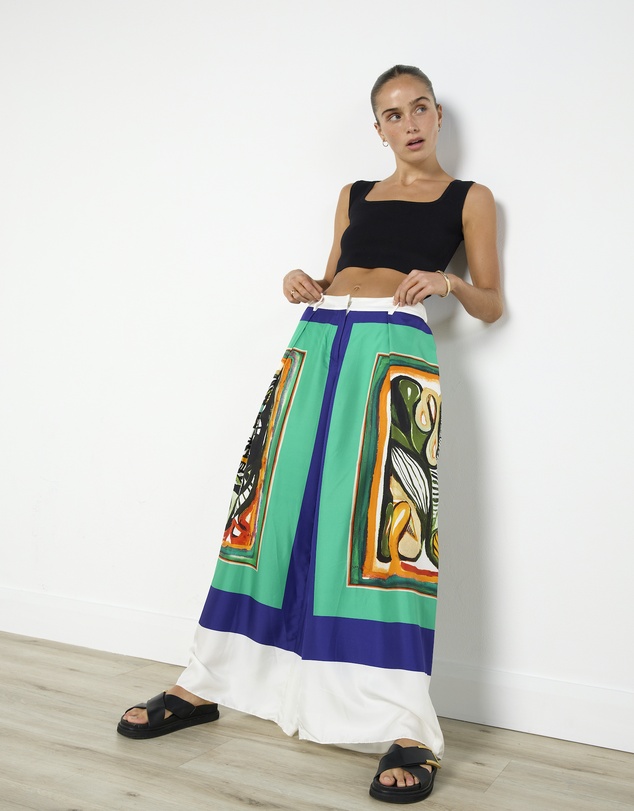 Cirkular - Pre-Loved - Christopher Esber Bandana Print Silk Pants