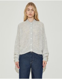 Maison Essentiele - Oversized Crew Neck Cardigan