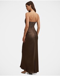 Forever New - Ivy Lace Corset Drape Maxi Dress