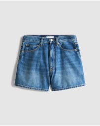 Tommy Hilfiger - High Rise Flared Denim Shorts