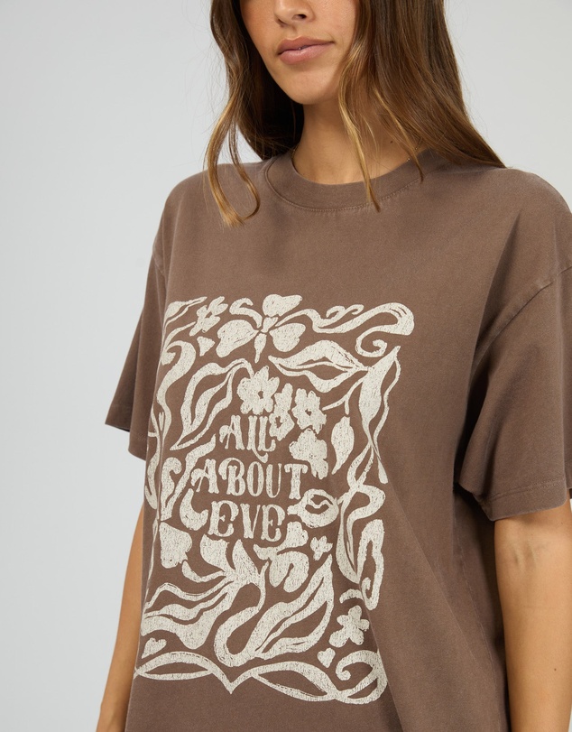 All About Eve - Fields Relaxed Tee Coffee
