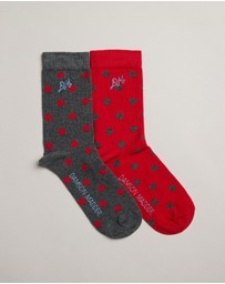 Damson Madder - 2-Pack Calf Socks