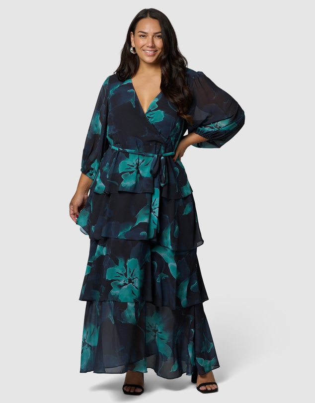Pink Dusk by Curve Project - Temptress Maxi Dress