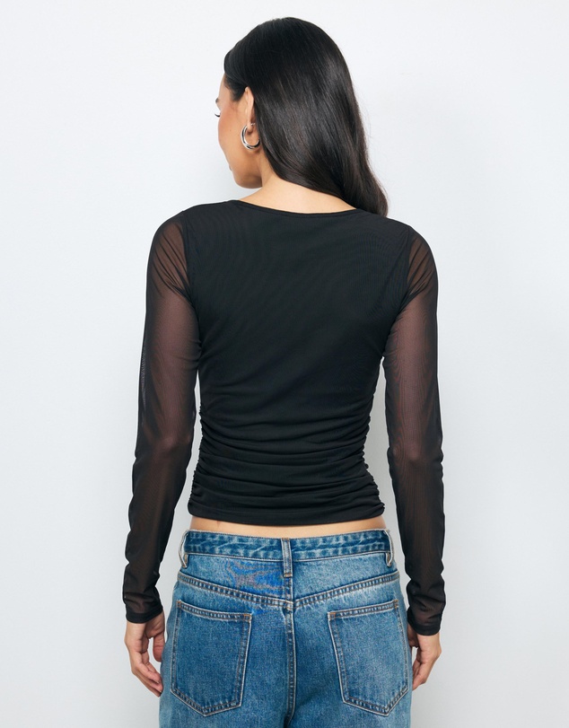 AERE - Aura Crossover Mesh Top