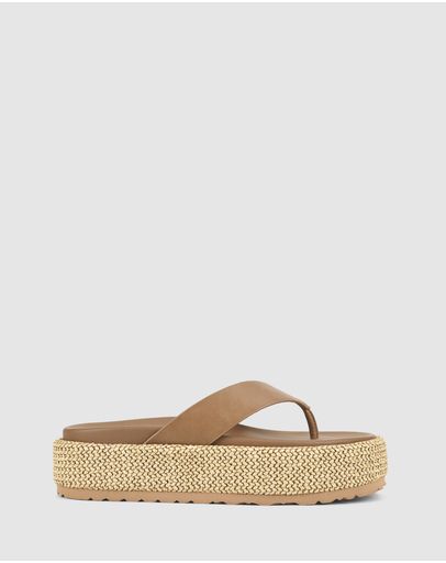 Natural Weave/Tan Leather