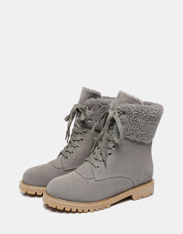 EVERAU - Australian Shepherd Ugg Mina Cow Suede Upper Martens
