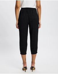 Mossée - Luna Silk Cropped Pants