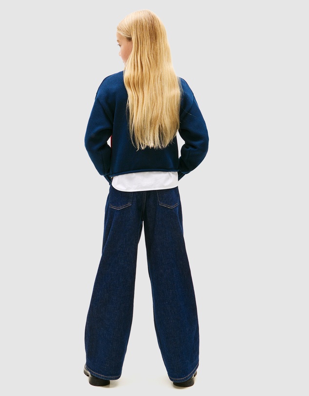 Tommy Hilfiger - Heritage Flag Rib-Knit Relaxed Jumper - Teens
