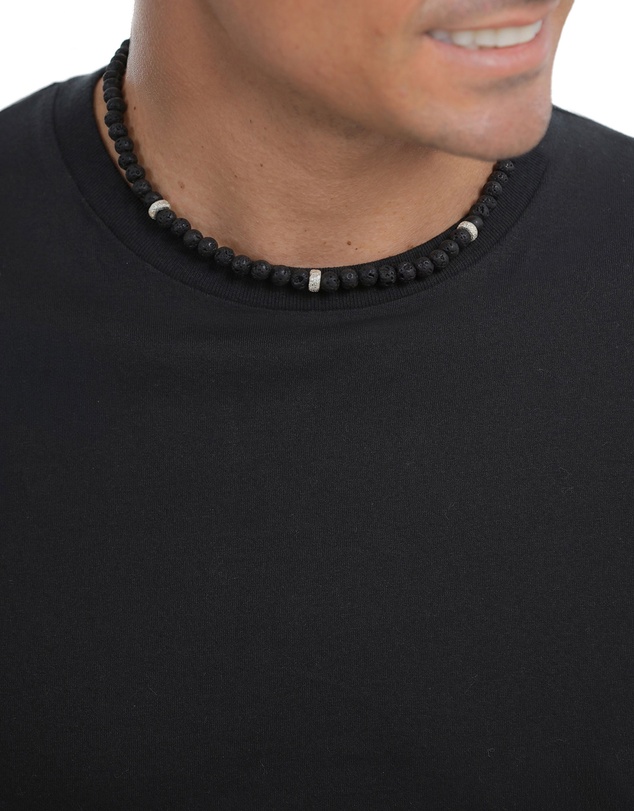 Kuzzoi - Lava Bead Necklace