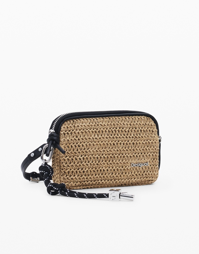 Desigual - S logo raffia wallet