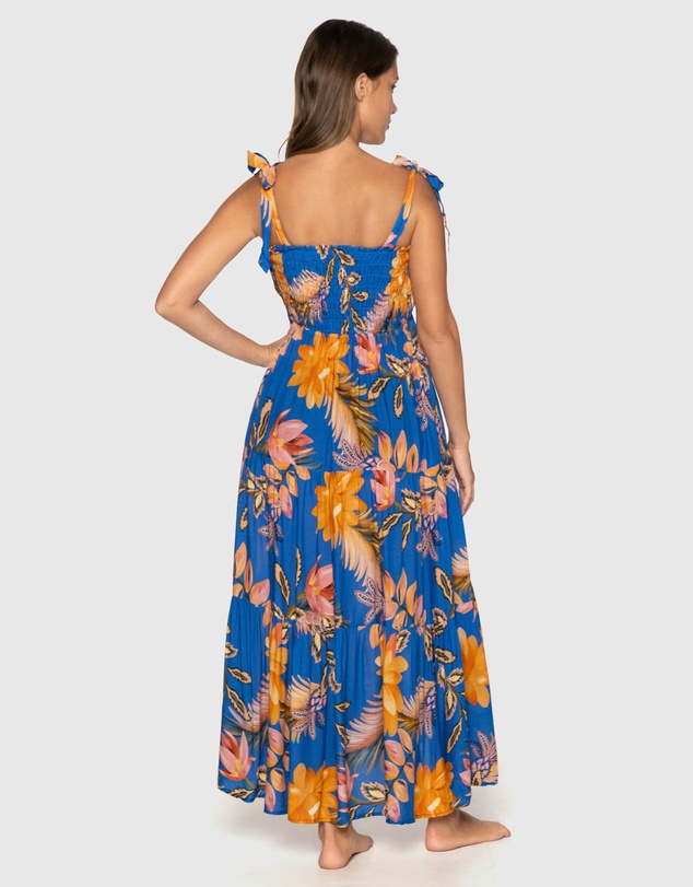 Nip Tuck Swim - Blue Mango Tango Casuarina Dress