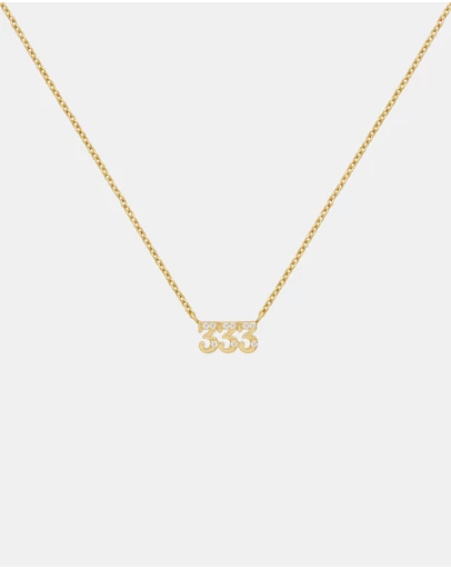 YCL  - 333 Angel Number Necklace