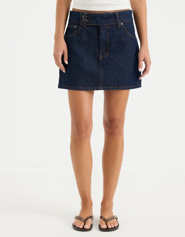 Calli - Erica Denim Mini Skirt