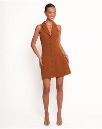 Petal & Pup - Barrett Mini Dress - Brown