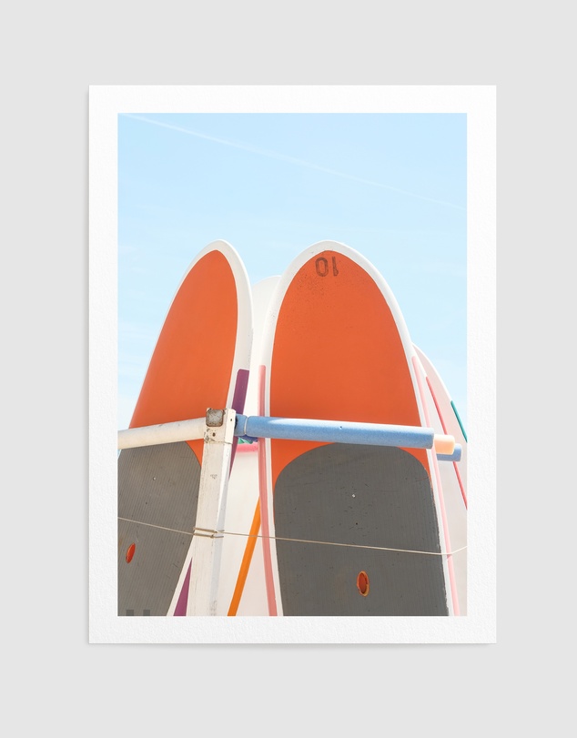 Olive et Oriel - Beach Surf No1 by Studio III Art Print